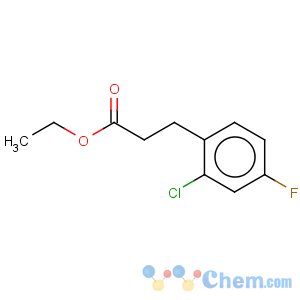 CAS No:377083-93-7 3-(2-Chloro-4-fluoro-phenyl)-propionic acid ethyl ester