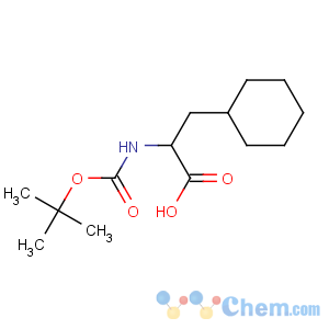 CAS No:37736-82-6 (2S)-3-cyclohexyl-2-[(2-methylpropan-2-yl)oxycarbonylamino]propanoic<br />acid
