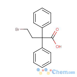 CAS No:37742-98-6 4-bromo-2,2-diphenylbutanoic acid