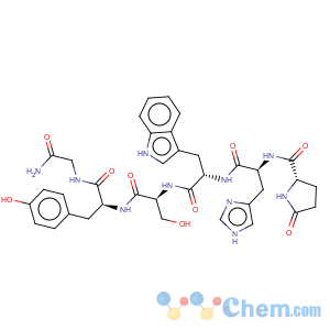 CAS No:37783-55-4 Glycinamide,5-oxo-L-prolyl-L-histidyl-L-tryptophyl-L-seryl-L-tyrosyl- (9CI)