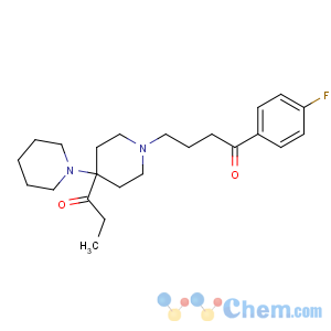 CAS No:3781-28-0 1-(4-fluorophenyl)-4-(4-piperidin-1-yl-4-propanoylpiperidin-1-yl)butan-<br />1-one