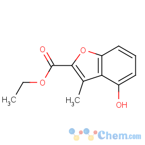 CAS No:3781-69-9 ethyl 4-hydroxy-3-methyl-1-benzofuran-2-carboxylate