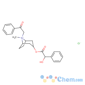 CAS No:3784-89-2 (8-methyl-8-phenacyl-8-azoniabicyclo[3.2.1]octan-3-yl)<br />2-hydroxy-2-phenylacetate