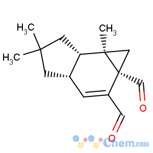 CAS No:37841-91-1 Cycloprop[e]indene-1a,2(1H)-dicarboxaldehyde,3a,4,5,6,6a,6b-hexahydro-5,5,6b-trimethyl-, (1aS,3aS,6aS,6bR)-