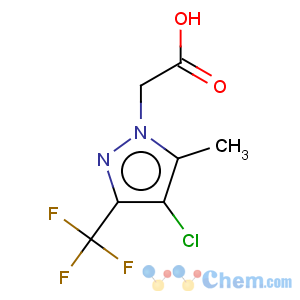 CAS No:378758-70-4 1H-Pyrazole-1-aceticacid, 4-chloro-5-methyl-3-(trifluoromethyl)-