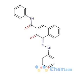 CAS No:3789-75-1 3-oxo-N-phenyl-4-(phenylhydrazinylidene)naphthalene-2-carboxamide