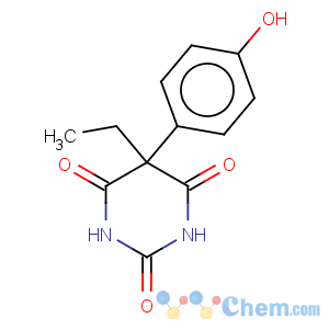 CAS No:379-34-0 2,4,6(1H,3H,5H)-Pyrimidinetrione,5-ethyl-5-(4-hydroxyphenyl)-