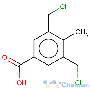 CAS No:37908-90-0 Benzoic acid,3,5-bis(chloromethyl)-4-methyl-