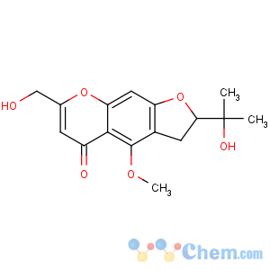 CAS No:37921-38-3 (2S)-7-(hydroxymethyl)-2-(2-hydroxypropan-2-yl)-4-methoxy-2,<br />3-dihydrofuro[3,2-g]chromen-5-one