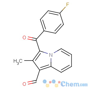 CAS No:379254-77-0 1-Indolizinecarboxaldehyde,3-(4-fluorobenzoyl)-2-methyl-