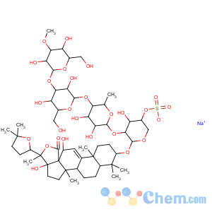 CAS No:38-26-6 Lanost-9(11)-en-18-oicacid, 22,25-epoxy-12,17,20-trihydroxy-3-[(O-3-O-methyl-b-D-glucopyranosyl-(1®