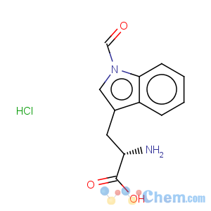 CAS No:38023-86-8 L-Tryptophan,1-formyl-, hydrochloride (1:1)