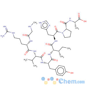 CAS No:38027-95-1 Angiotensin III,N2-(N-methylglycyl)-4-L-isoleucine-7-L-alanine- (9CI)