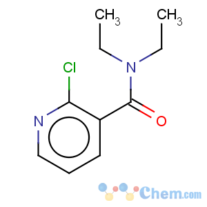 CAS No:38029-99-1 3-Pyridinecarboxamide,2-chloro-N,N-diethyl-
