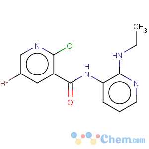 CAS No:380378-90-5 3-Pyridinecarboxamide,5-bromo-2-chloro-N-[2-(ethylamino)-3-pyridinyl]-