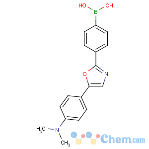 CAS No:380499-66-1 [4-[5-[4-(dimethylamino)phenyl]-1,3-oxazol-2-yl]phenyl]boronic acid