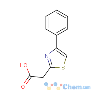 CAS No:38107-10-7 2-(4-phenyl-1,3-thiazol-2-yl)acetic acid