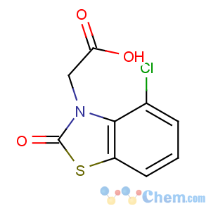 CAS No:3813-05-6 2-(4-chloro-2-oxo-1,3-benzothiazol-3-yl)acetic acid