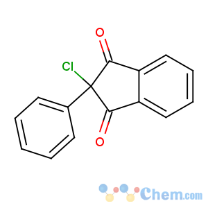 CAS No:3817-96-7 2-chloro-2-phenylindene-1,3-dione