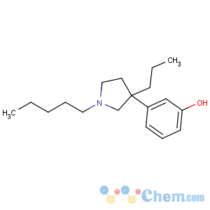 CAS No:38190-96-4 3-(1-pentyl-3-propylpyrrolidin-3-yl)phenol