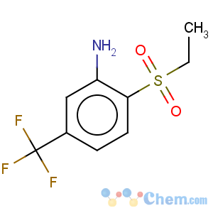 CAS No:382-85-4 Benzenamine,2-(ethylsulfonyl)-5-(trifluoromethyl)-