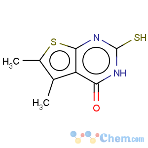 CAS No:38201-64-8 Thieno[2,3-d]pyrimidin-4(1H)-one,2,3-dihydro-5,6-dimethyl-2-thioxo-