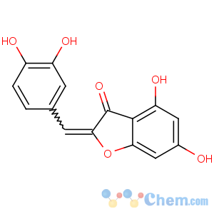 CAS No:38216-54-5 (2Z)-2-[(3,4-dihydroxyphenyl)methylidene]-4,<br />6-dihydroxy-1-benzofuran-3-one