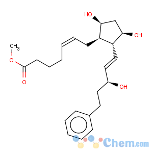 CAS No:38315-47-8 (z)-7-[(1r,2r,3r,5s)-3,5-dihydroxy-2-((e)-(s)-3-hydroxy-5-phenyl-pent-1-enyl)-cyclopentyl]-hept-5-enoic acid methyl ester