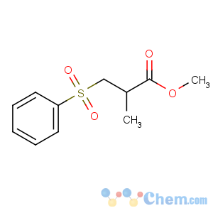 CAS No:38435-13-1 methyl 3-(benzenesulfonyl)-2-methylpropanoate