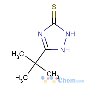 CAS No:38449-51-3 5-tert-butyl-1,2-dihydro-1,2,4-triazole-3-thione