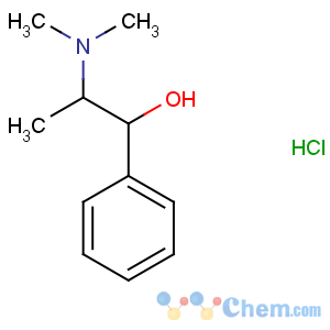 CAS No:38455-90-2 (1R,2S)-2-(dimethylamino)-1-phenylpropan-1-ol