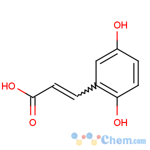 CAS No:38489-67-7 (E)-3-(2,5-dihydroxyphenyl)prop-2-enoic acid