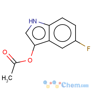 CAS No:3849-75-0 1H-Indol-3-ol,5-fluoro-, 3-acetate