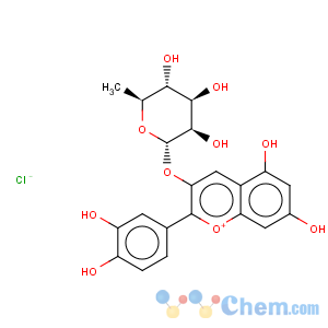 CAS No:38533-30-1 Cyanidin-3-o-rhamnoside chloride
