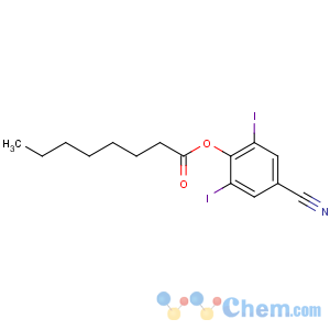 CAS No:3861-47-0 (4-cyano-2,6-diiodophenyl) octanoate