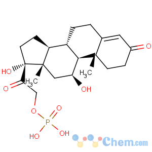 CAS No:3863-59-0 Pregn-4-ene-3,20-dione,11,17-dihydroxy-21-(phosphonooxy)-, (11b)-