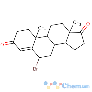 CAS No:38632-00-7 (6R,8R,9S,10R,13S,14S)-6-bromo-10,13-dimethyl-2,6,7,8,9,11,12,14,15,<br />16-decahydro-1H-cyclopenta[a]phenanthrene-3,17-dione
