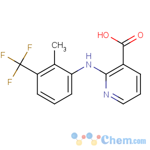 CAS No:38677-85-9 2-[2-methyl-3-(trifluoromethyl)anilino]pyridine-3-carboxylic acid