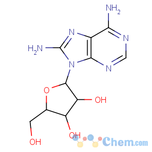 CAS No:3868-33-5 Adenosine, 8-amino-