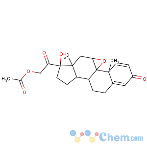 CAS No:38680-83-0 9b,11b-Epoxy-17,21-dihydroxypregna-1,4-diene-3,20-dione 21-acetate