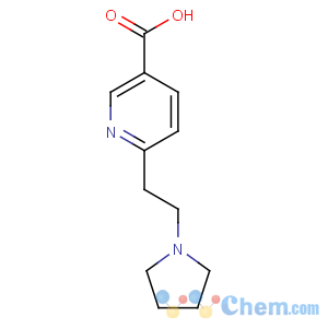 CAS No:387350-41-6 6-(2-pyrrolidin-1-ylethyl)pyridine-3-carboxylic acid