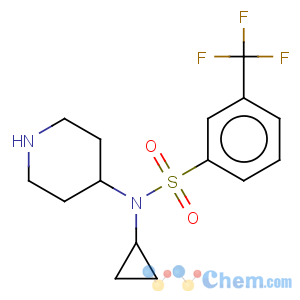 CAS No:387350-79-0 Benzenesulfonamide,N-cyclopropyl-N-4-piperidinyl-3-(trifluoromethyl)-
