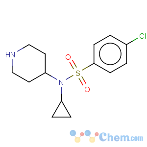 CAS No:387350-81-4 Benzenesulfonamide,4-chloro-N-cyclopropyl-N-4-piperidinyl-