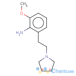 CAS No:387358-44-3 Benzenamine,2-methoxy-6-[2-(1-pyrrolidinyl)ethyl]-