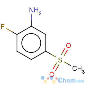 CAS No:387358-51-2 Benzenamine,2-fluoro-5-(methylsulfonyl)-