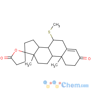 CAS No:38753-77-4 Pregn-4-ene-21-carboxylicacid, 17-hydroxy-7-(methylthio)-3-oxo-, g-lactone, (7a,17a)-