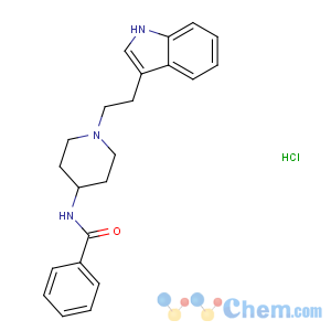 CAS No:38821-52-2 N-[1-[2-(1H-indol-3-yl)ethyl]piperidin-4-yl]benzamide