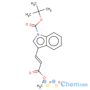CAS No:388631-93-4 1H-Indole-1-carboxylicacid, 3-[(1E)-3-methoxy-3-oxo-1-propen-1-yl]-, 1,1-dimethylethyl ester