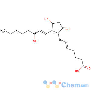 CAS No:38873-82-4 7-[(1R,2R,<br />3R)-3-hydroxy-2-[(3R)-3-hydroxyoct-1-enyl]-5-oxocyclopentyl]hept-5-enoic<br />acid