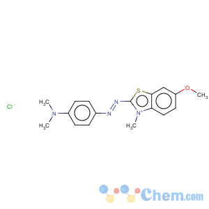CAS No:38901-83-6 Benzothiazolium,2-[2-[4-(dimethylamino)phenyl]diazenyl]-6-methoxy-3-methyl-
